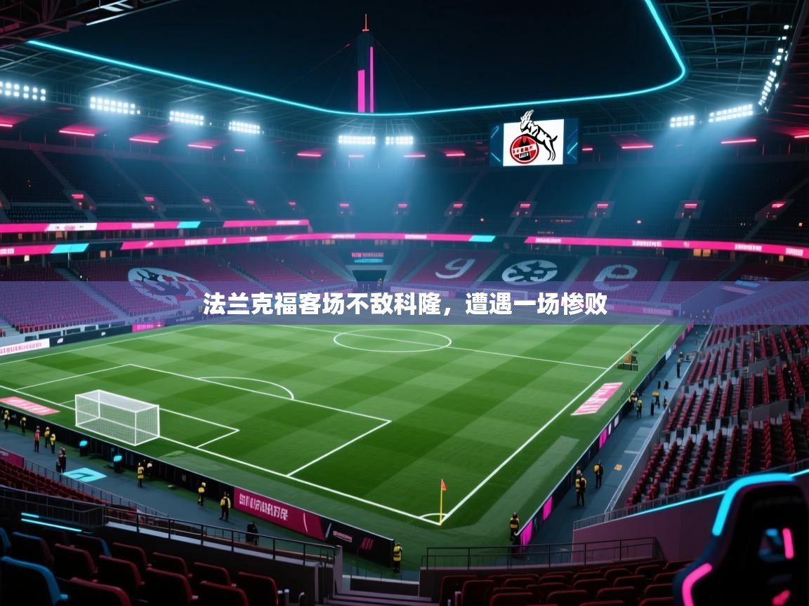 法兰克福客场不敌科隆，遭遇一场惨败